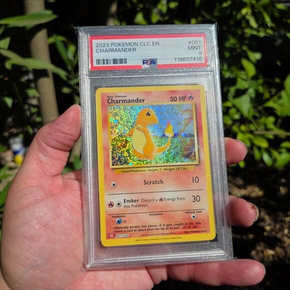 Charmander #001/43 Classic Collection PSA 9 ‒ Holofoil Starter - Picture 1 of 6